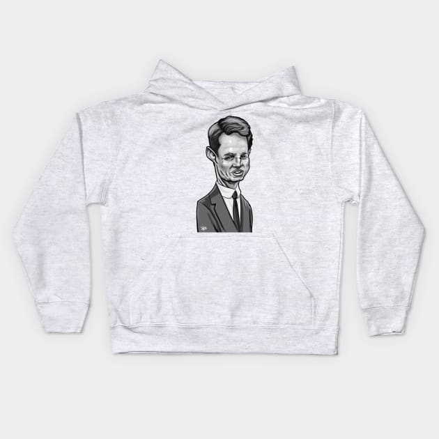 Robert F. Kennedy Kids Hoodie by SketchieDemon